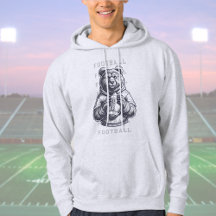 Modern Bear Personalized Football