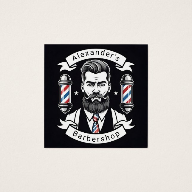 Modern Bearded Man (Front)