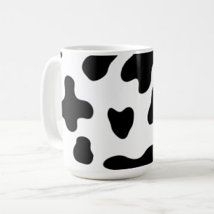Modern Beautiful Black and White Cow Coffee Mug