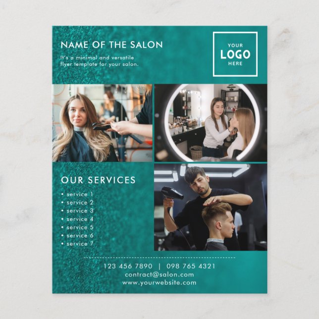 Modern Beauty Branding Design for Professionals Flyer (Front)