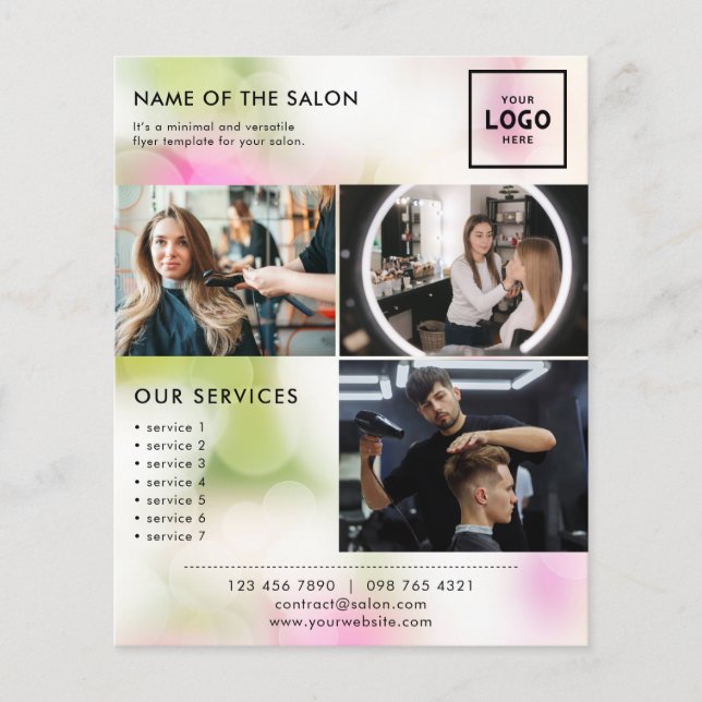 Modern Beauty Branding Design for Professionals Flyer (Front)