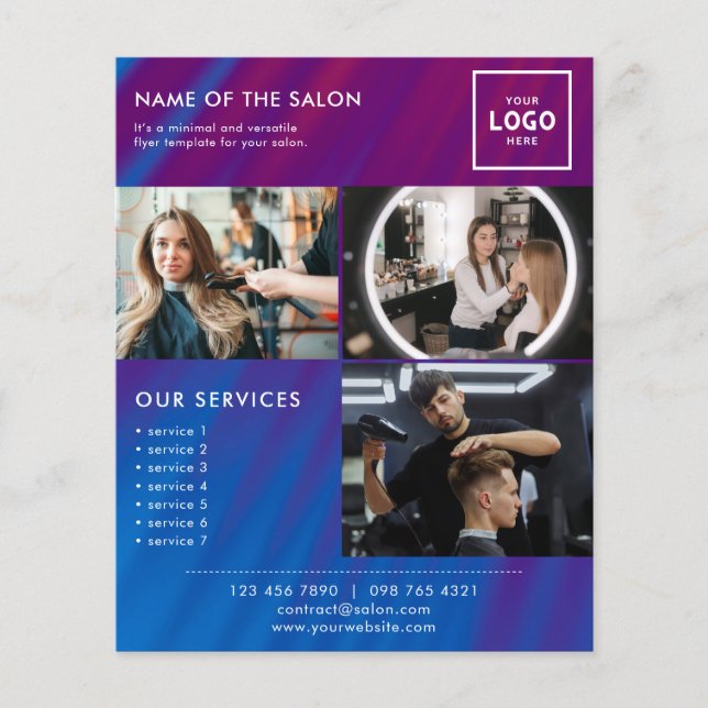 Modern Beauty Branding Design for Professionals Flyer (Front)