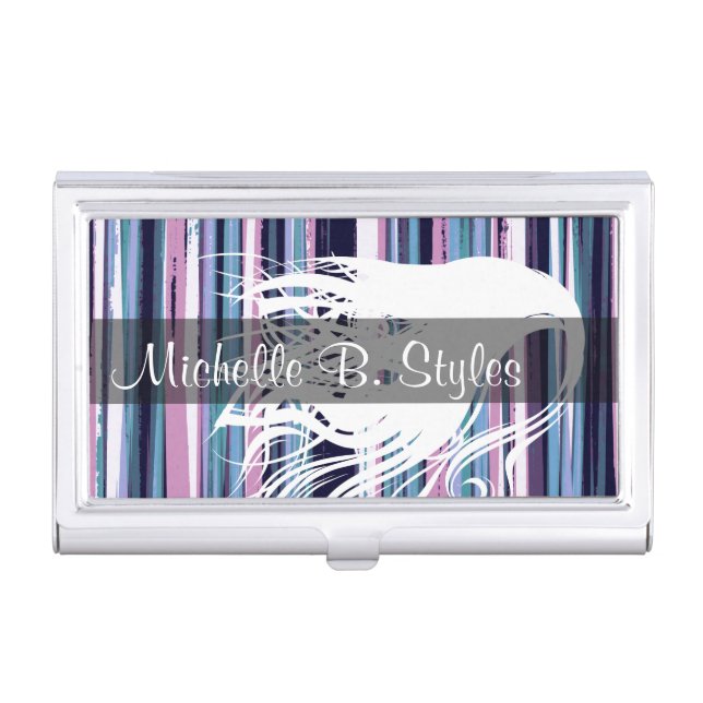 Modern Beauty Business Card Holders (Front)