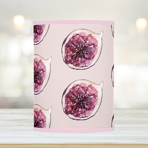 Modern Beauty Pastel Purple Figs Pattern Lamp Shade