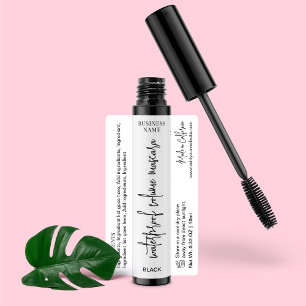 Modern Beauty Product Cosmetic Tube Mascara Label