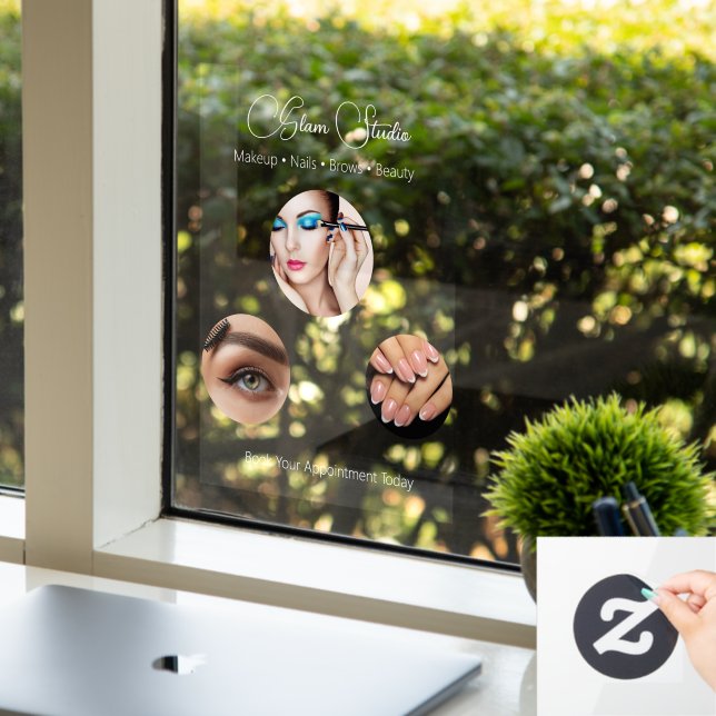 Modern Beauty Professional Beauty Studio Window Cling (Office)