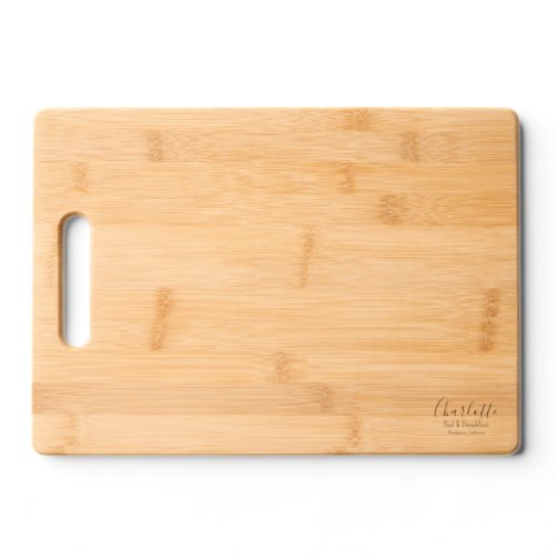 Modern Bed and Breakfast  Cutting Board