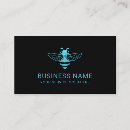 Modern Bee Logo Professional Business Card