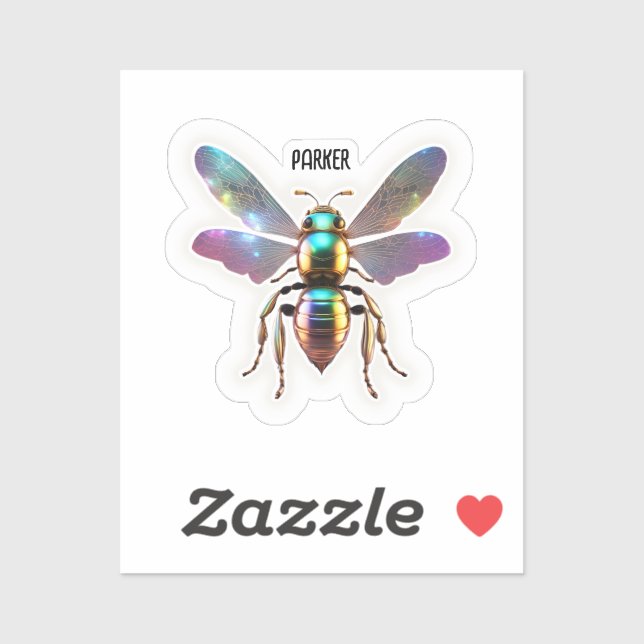 Modern Bee Sticker (Sheet)