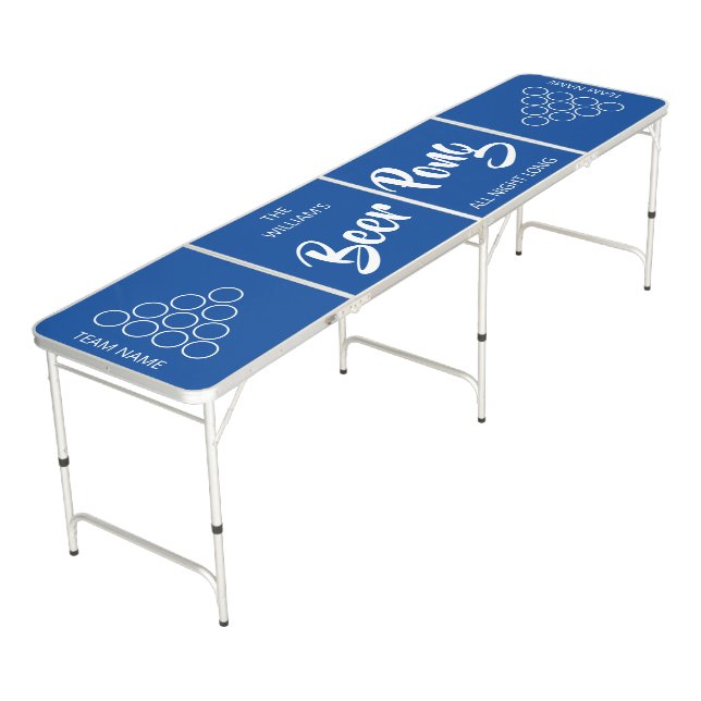 Modern Beer Pong All night Long Table (Angled)