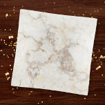 Modern Beige Brown Marble Trinket Tray