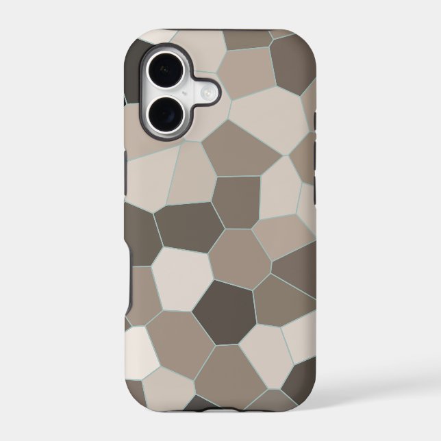 Modern Beige Pattern Iphone Case (Back)
