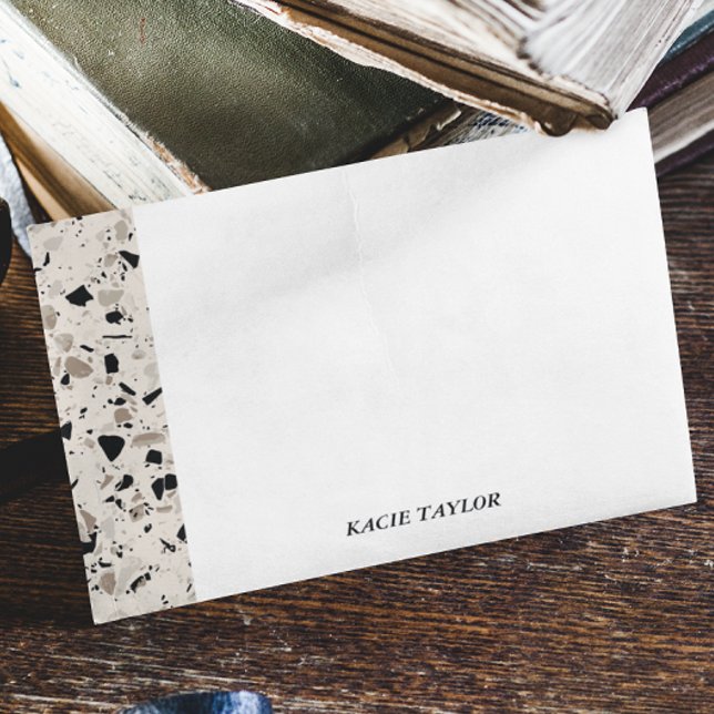 Modern Beige Personalized Note Cards (Creator Uploaded)