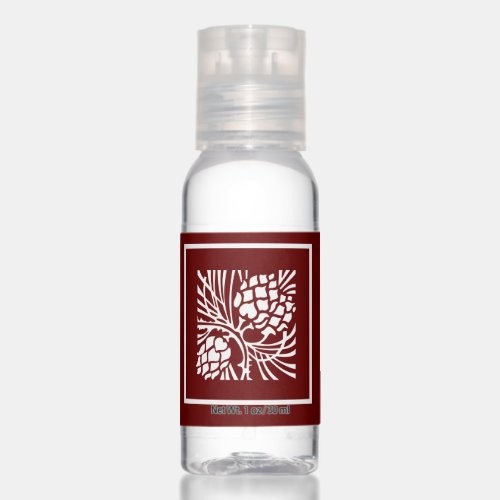 Modern Berry Pinecone Fall Autumn Hand Sanitizer