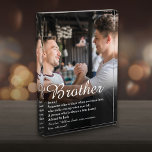 Modern Best Brother Ever Photo Definition<br><div class="desc">Personalize the text and photo for your special brother (big or small) to create a unique gift. A perfect way to show him how amazing he is every day. Designed by Thisisnotme©</div>