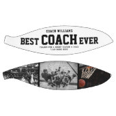 Modern BEST COACH EVER Cool Trendy Color Photos Basketball (Panels)