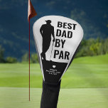 Modern Best Dad By Par Father&#39;s Day Golf Head Cover