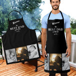 Modern Best Dad Ever Father`s Day Keepsake 3 Photo Apron<br><div class="desc">Modern Black Best Dad Ever Father`s Day Keepsake Apron with 3 Photo Collage and Dad`s Name. The background is black. Personalize with three photos, dad`s name and the year. You can change any text on the apron. A perfect gift for a dad, a new dad or grandpa on Father`s Day....</div>