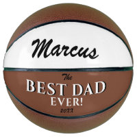Modern Best Dad Ever Father`s Day Keepsake Name Basketball