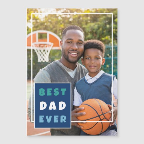 Modern Best Dad Ever Photo Collage Fathers Day 