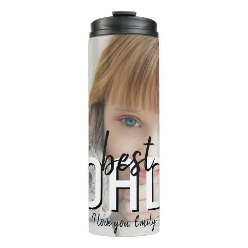 Modern Best Dad Full Photo Father`s Day Thermal Tumbler - Modern Best Dad Full Photo Father`s Day Thermal Tumbler. Add your photo and your name. Sweet keepsake for father for Father`s Day, birthday or Christmas.