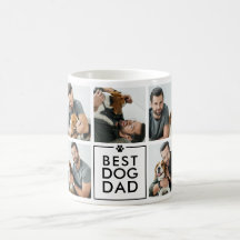 Modern Best Dog Dad 7-Photo Collage