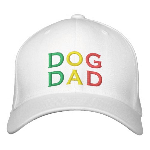 MODERN BEST DOG DAD EVER FUNNY FATHERS DAY  EMBROIDERED BASEBALL CAP