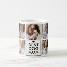 Modern Best Dog Mom 7-Photo Collage