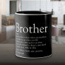 Modern Best Ever Brother Definition Two-Tone Coffee Mug