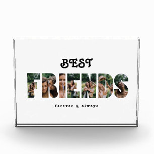 Modern Best Friends Collage Photo Gift For Friends