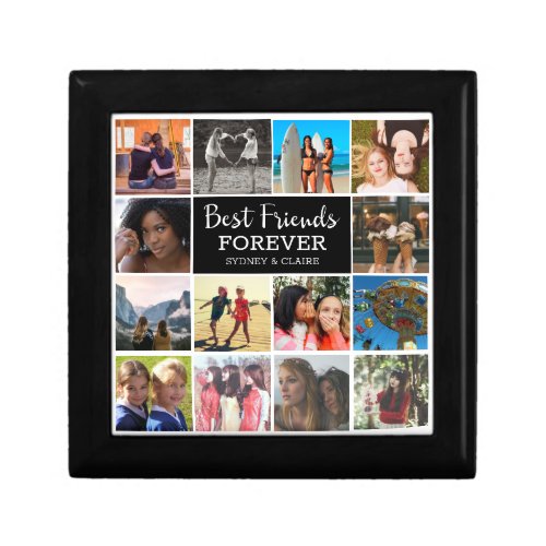 Modern Best Friends Multi Photo Collage Gift Box