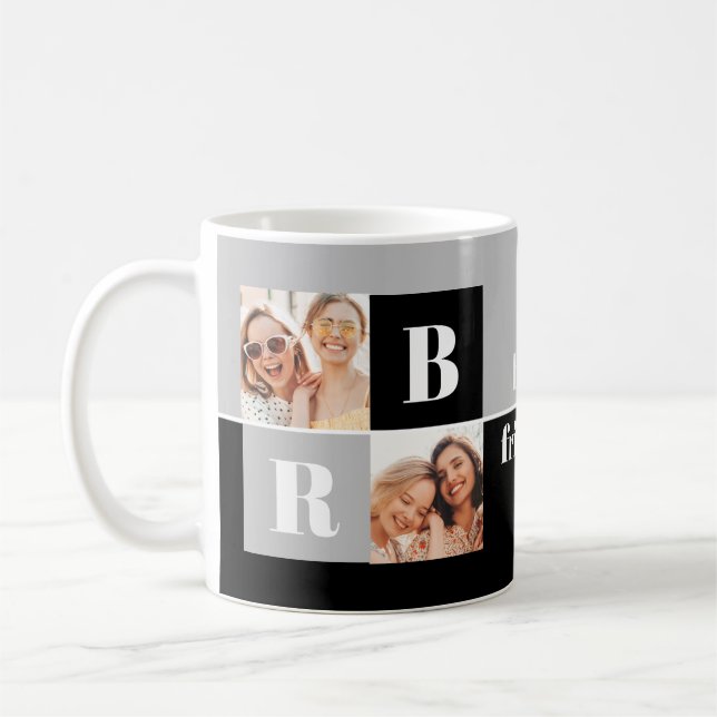 Modern Best Friends Photo  Coffee Mug (Left)