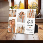 Modern Best Friends Photo Grid Keepsake Gift Plaque<br><div class="desc">Create your own best friend photo plaque using this modern picture grid template. Simply upload your own photographs and customize the text. Featuring the title 'Best Friends',  a friendship quote,  a cute little heart that can be changed to any color and name/s.</div>