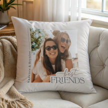 Modern Best Friends Typography Photo