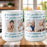Modern Best GRANDMA Ever Personalized 4 Photo Coffee Mug<br><div class="desc">There's ordinary grandma's , then there's extraordinary grandma's, Like yours ! Surprise the Grandmother on her birthday, grandparents day, or mothers day with this super cute better than the best, grandma coffee mug . Personalize with the grandchilds favorite photos, and name . Great gift from the child . COPYRIGHT ©...</div>