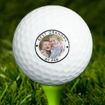 Modern BEST GRANDPA BY PAR Photo Golf Balls<br><div class="desc">Create unique photo golf balls with the editable funny golf saying BEST GRANDPA BY PAR (or your title) in your choice of text, dot and circle frame colors in EDIT (shown in black) for a special golf-enthusiast grandfather. Makes a fun and meaningful gift for grandpa for his birthday, Grandparents Day,...</div>