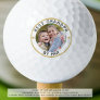 Modern BEST GRANDPA BY PAR Photo Personalized Golf Balls