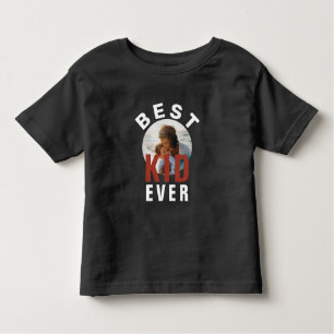 Modern Best Kid Ever Mother`s Day Photo  Toddler T-shirt
