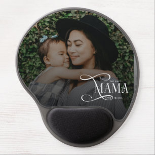 Modern Best Mama Ever Photo Mothers Day Gifts Gel Mouse Pad