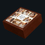 Modern Best Mom Ever Family Photo Collage Gift Box<br><div class="desc">edrsf</div>