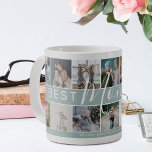 Modern Best Mom Ever Photo Collage & Name/s Coffee Mug<br><div class="desc">Modern photo collage coffee mug featuring a photo collage,  which are easily downloaded from your phone or computer,  the text 'Best Mom Ever' in elegant calligraphy script,  a message and name/s. A beautiful keepsake gift for Mom on Mother's Day,  Birthdays or Christmas.</div>