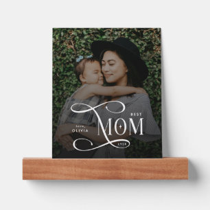 Modern Best Mom Ever Photo Mothers Day Gifts Picture Ledge