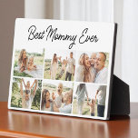 Modern Best Mommy Ever Custom 6 Photo Collage Plaque<br><div class="desc">Celebrate her with a sleek and stylish keepsake she will cherish forever. This Modern Best Mommy Ever custom plaque features six photo slots to highlight your most meaningful memories. Its clean layout and contemporary design make it perfect for Mothers Day, birthdays, or any occasion where you want to honor the...</div>
