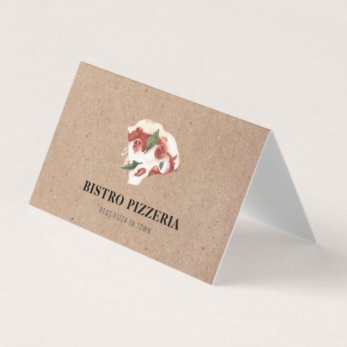 Modern Best Pizza In Town Professional  Business Card