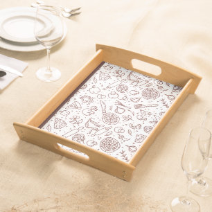 Modern Best Pizza In Town Professional Serving Tray