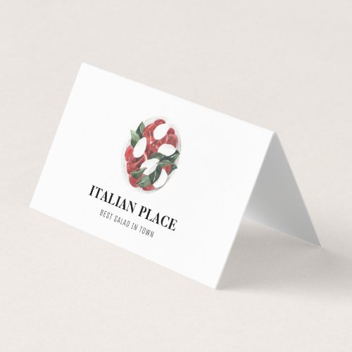 Modern Best Salad In Town Professional  Business Card