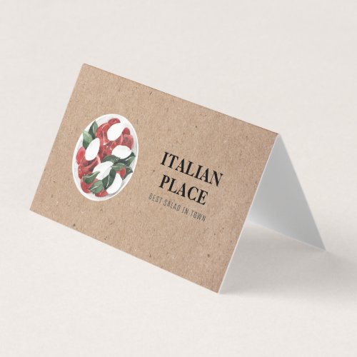 Modern Best Salad In Town Professional  Business Card
