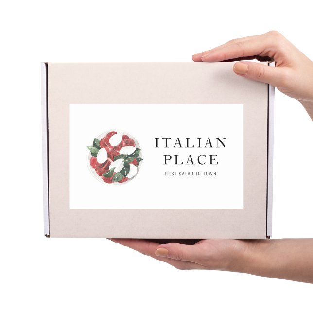 Modern Best Salad In Town Professional  Rectangular Sticker (Creator Uploaded)