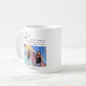 Modern Bestie Quote Photo Personalized BFF Coffee Mug (Front Left)