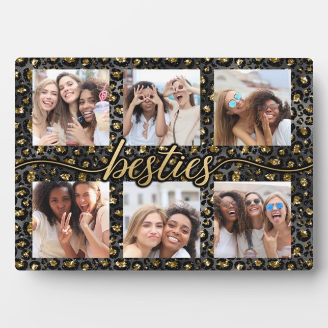 Modern Besties BFF Best Friends Photo Gift Plaque (Front)